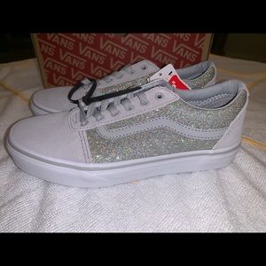 Vans Shoes | Girls Vans Gray Suede And 